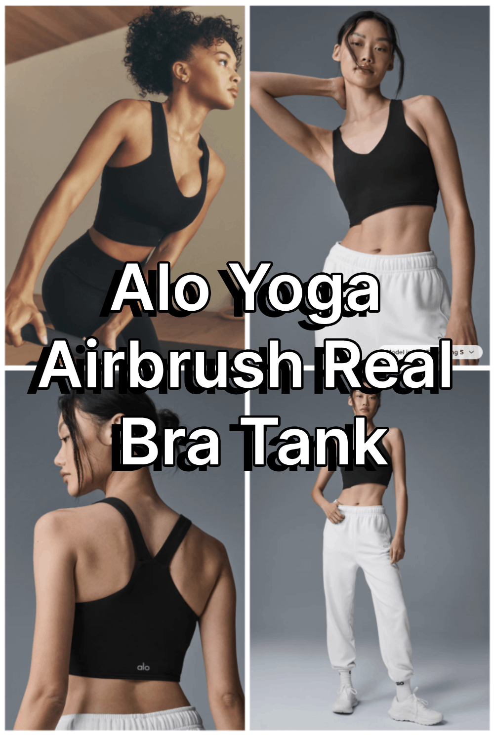 Alo Yoga Airbrush Real Bra Tank